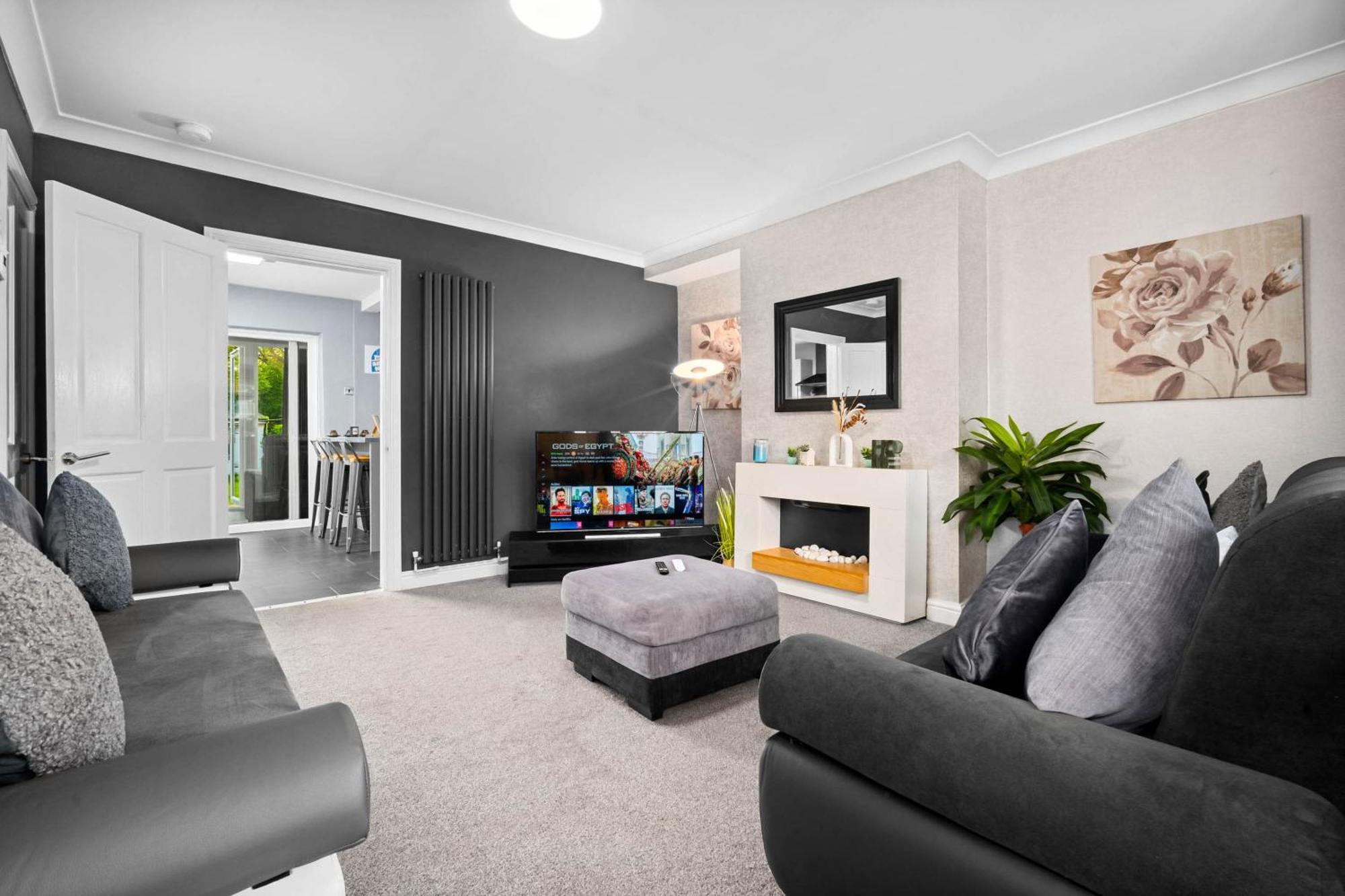 Stylish 3 Bedroom Home Away From Home Birmingham Kültér fotó